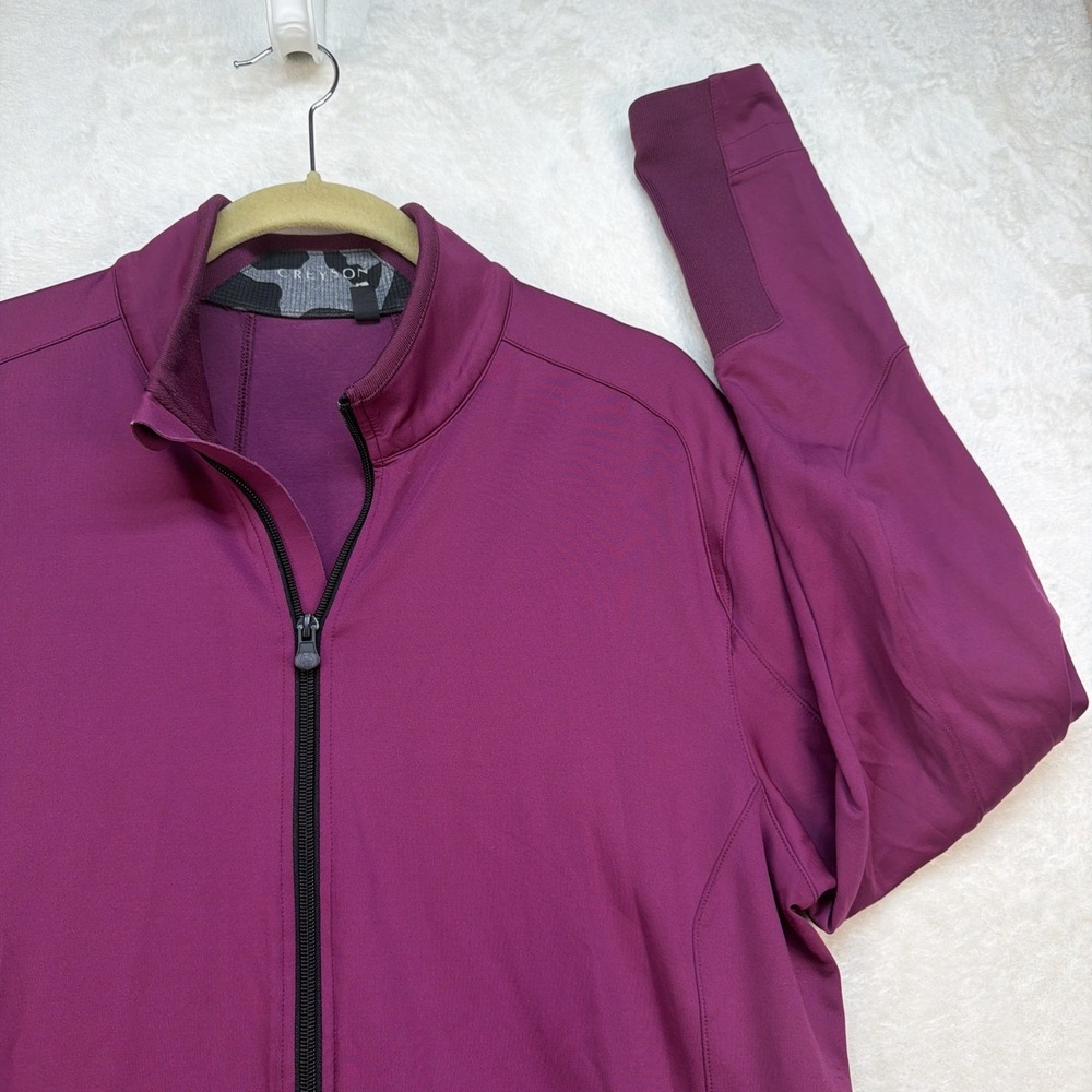 Greyson Golf Full Zip Jacket‎ Large Performance Stretch Lightweight Layer
